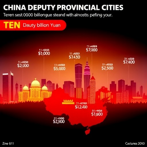 副省级城市GDP格局：10城突破万亿，成都逼近2万亿(图1)