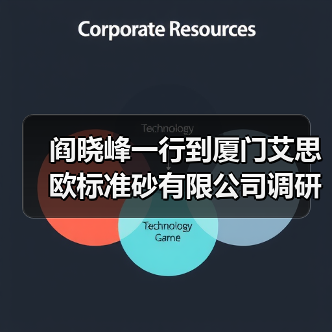 阎晓峰一行到厦门艾思欧标准砂有限公司调研（图3）