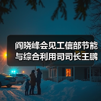 阎晓峰会见工信部节能与综合利用司司长王鹏一行（图4）