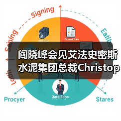 阎晓峰会见艾法史密斯水泥集团总裁Christopher Ashworth一行（图1）