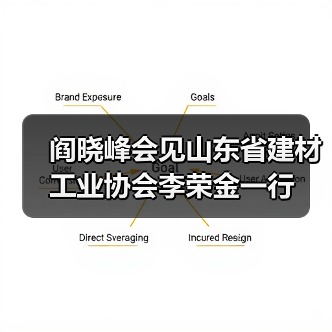 阎晓峰会见山东省建材工业协会李荣金一行（图1）