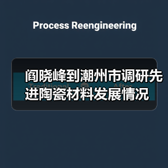 阎晓峰到潮州市调研先进陶瓷材料发展情况（图1）