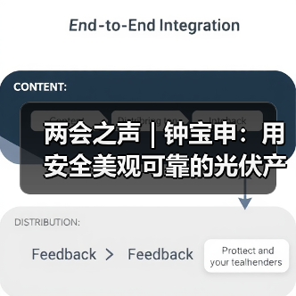 两会之声 | 钟宝申：用安全美观可靠的光伏产品“扮靓”乡村（图3）