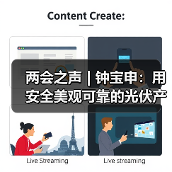 两会之声 | 钟宝申：用安全美观可靠的光伏产品“扮靓”乡村（图1）