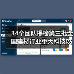 34个团队揭榜第三批全国建材行业重大科技攻关“揭榜挂帅”项目（图1）
