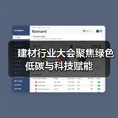 建材行业大会聚焦绿色低碳与科技赋能（图2）