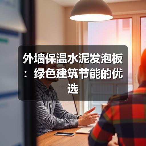 外墙保温水泥发泡板：绿色建筑节能的优选方案