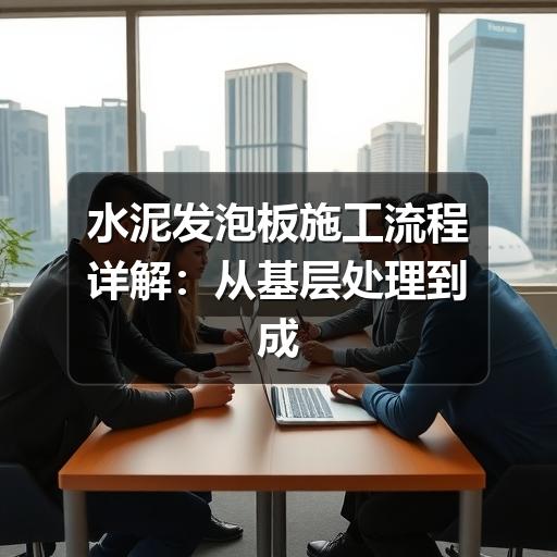 水泥发泡板施工流程详解：从基层处理到成品养护全步骤