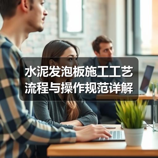 水泥发泡板施工工艺流程与操作规范详解