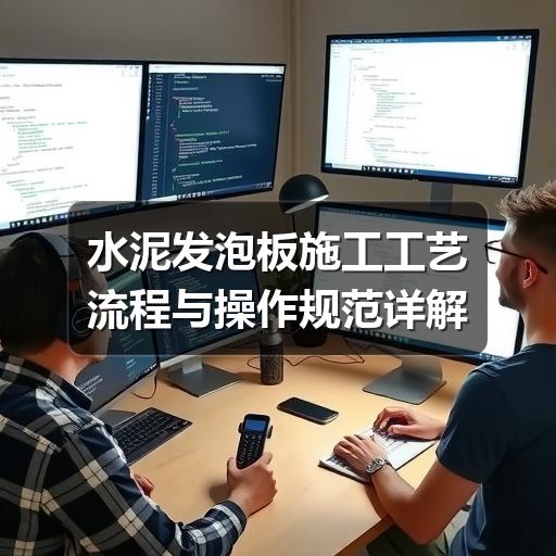 水泥发泡板施工工艺流程与操作规范详解
