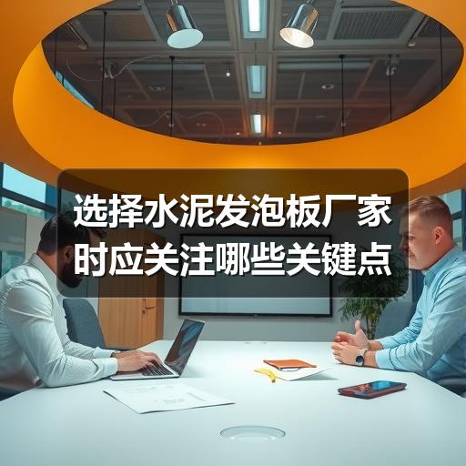 选择水泥发泡板厂家时应关注哪些关键点