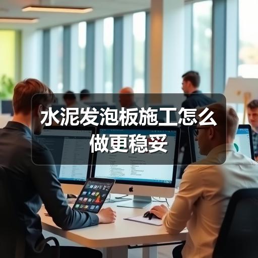 水泥发泡板施工怎么做更稳妥