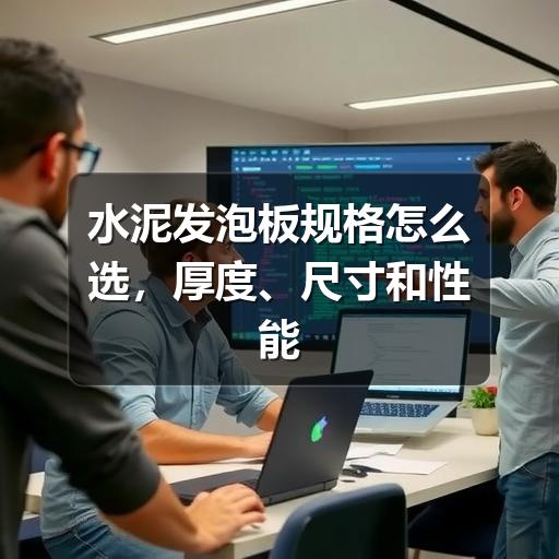 水泥发泡板规格怎么选，厚度、尺寸和性能指标一次看懂
