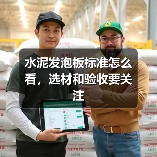 水泥发泡板标准怎么看，选材和验收要关注哪些指标