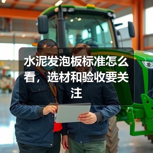 水泥发泡板标准怎么看，选材和验收要关注哪些指标