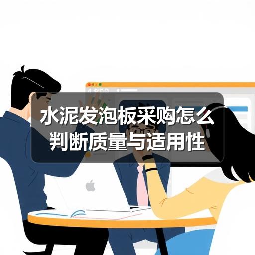 水泥发泡板采购怎么判断质量与适用性
