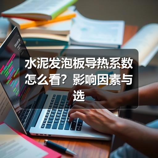 水泥发泡板导热系数怎么看？影响因素与选用要点