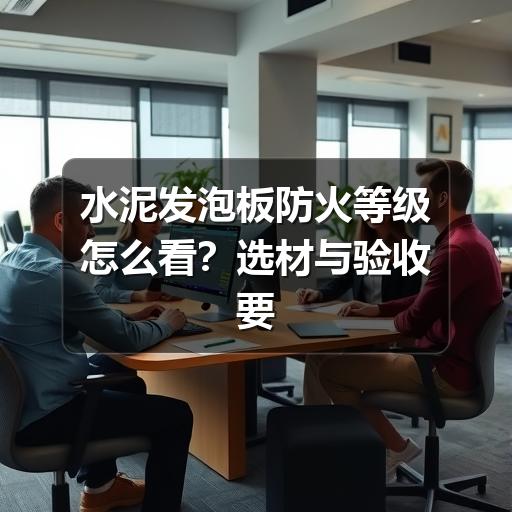 水泥发泡板防火等级怎么看？选材与验收要点说明