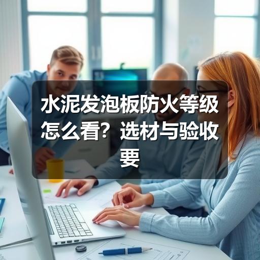 水泥发泡板防火等级怎么看？选材与验收要点说明