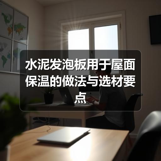 水泥发泡板用于屋面保温的做法与选材要点