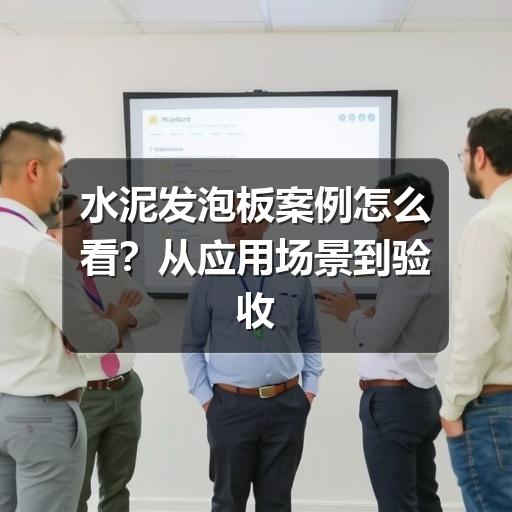 水泥发泡板案例怎么看？从应用场景到验收要点的实用参考