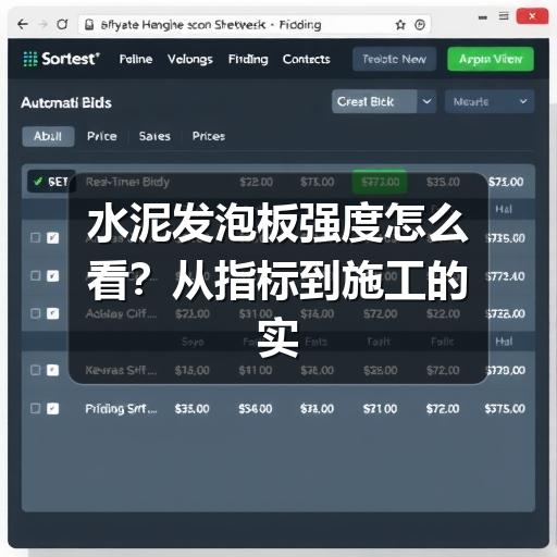 水泥发泡板强度怎么看？从指标到施工的实用判断