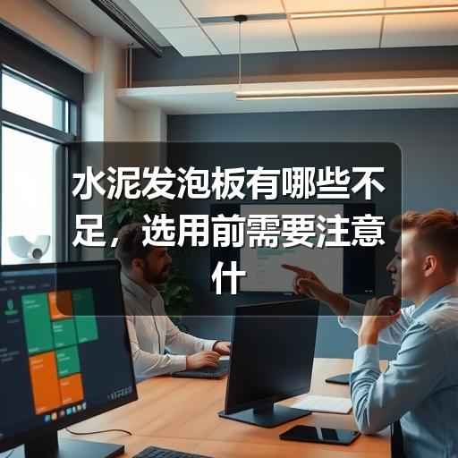水泥发泡板有哪些不足，选用前需要注意什么