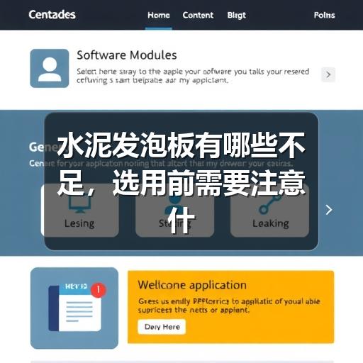 水泥发泡板有哪些不足，选用前需要注意什么