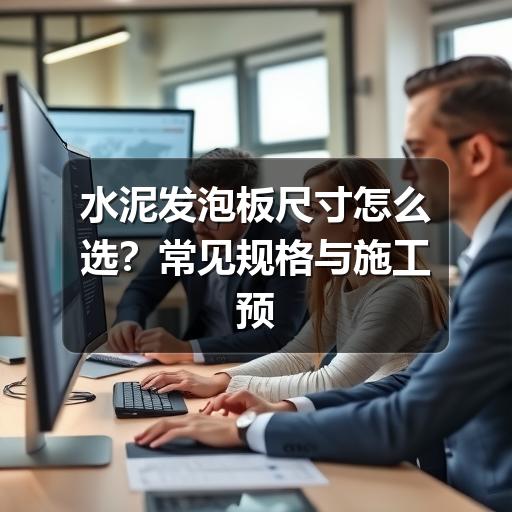 水泥发泡板尺寸怎么选？常见规格与施工预留要点