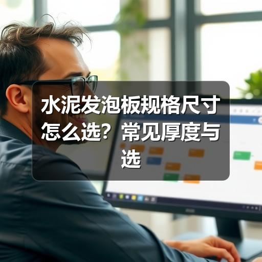 水泥发泡板规格尺寸怎么选?常见厚度与选型要点(图3) 水泥发泡板规格尺寸怎么选?常见厚度与选型要点