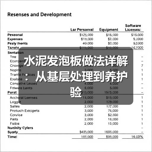 水泥发泡板做法详解：从基层处理到养护验收