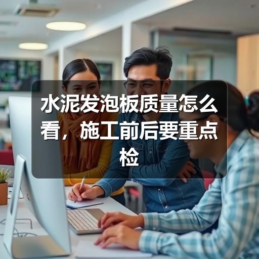 水泥发泡板质量怎么看,施工前后要重点检查哪些细节(图2) 水泥发泡板质量怎么看,施工前后要重点检查哪些细节