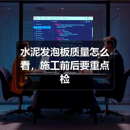 水泥发泡板质量怎么看,施工前后要重点检查哪些细节(图3) 水泥发泡板质量怎么看,施工前后要重点检查哪些细节